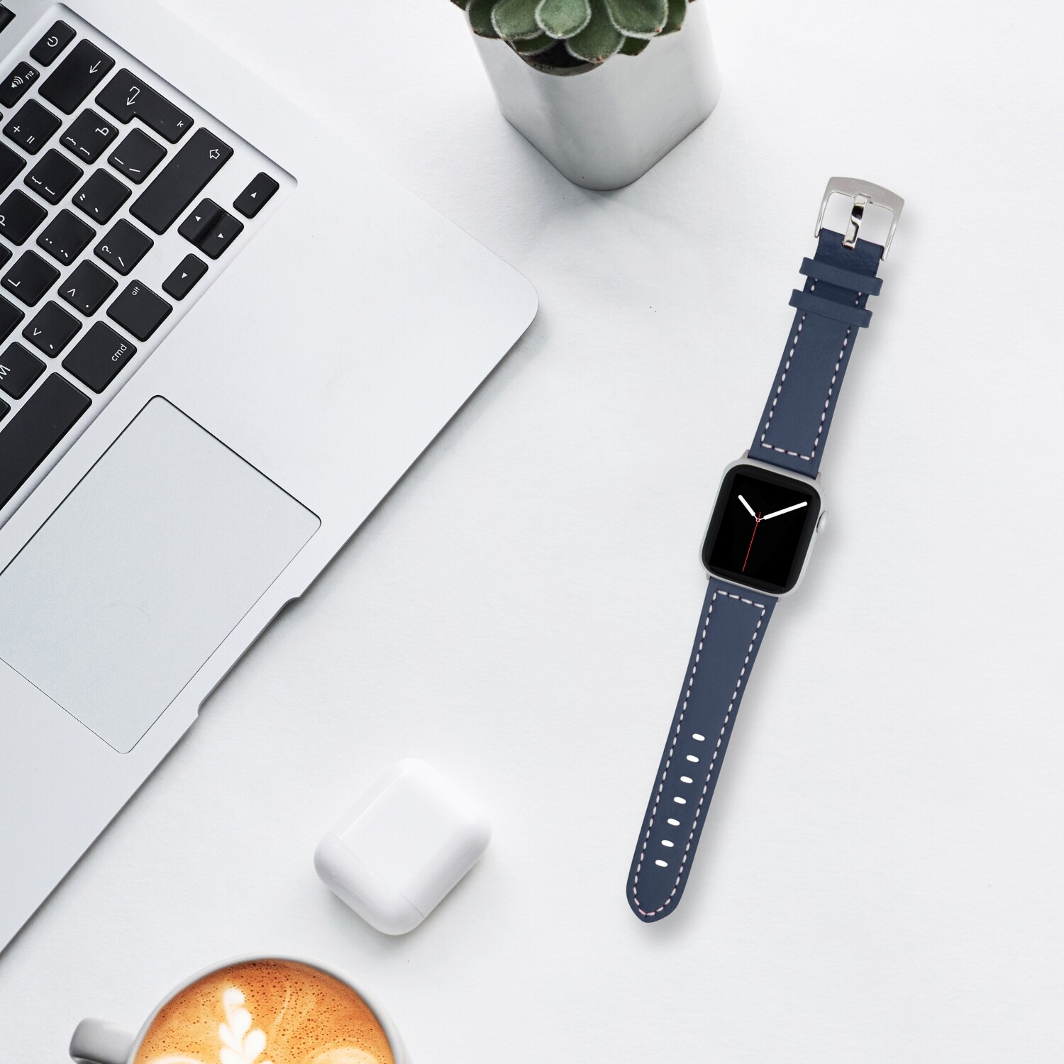 Mens Racer for Apple Watch Leather Band Series 9 8 7 6 5 3 Ultra 49 45 44 42 41