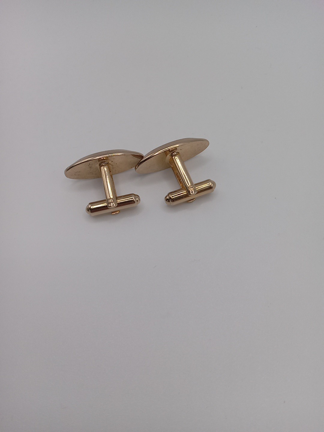 Pair Of Vintage Hickok USA Gold Tone Cufflinks Casual Business