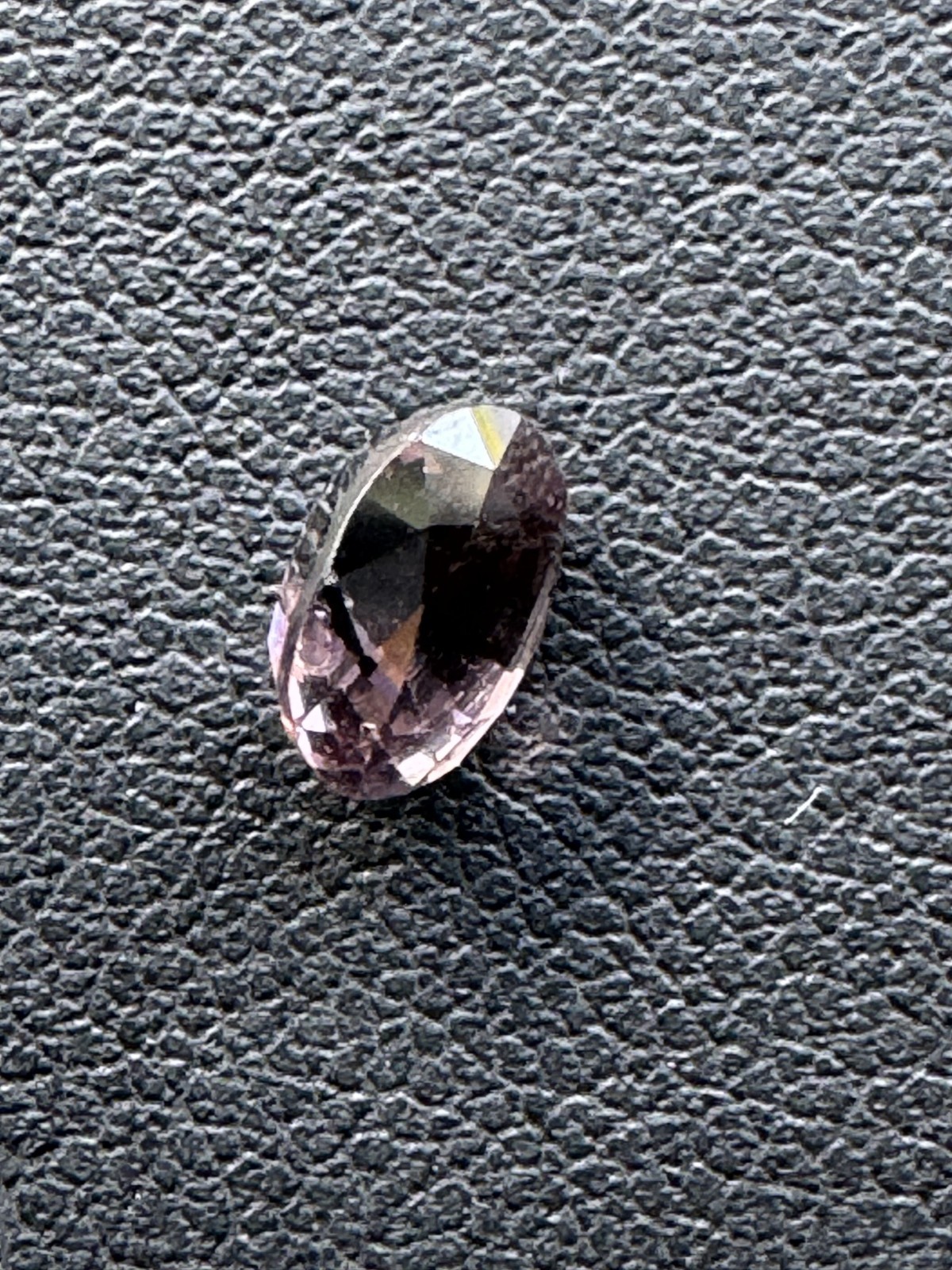 SPINEL. Dark Rose Pink, 7 x 5.4 mm Oval, Clean. 1.31 Carats.