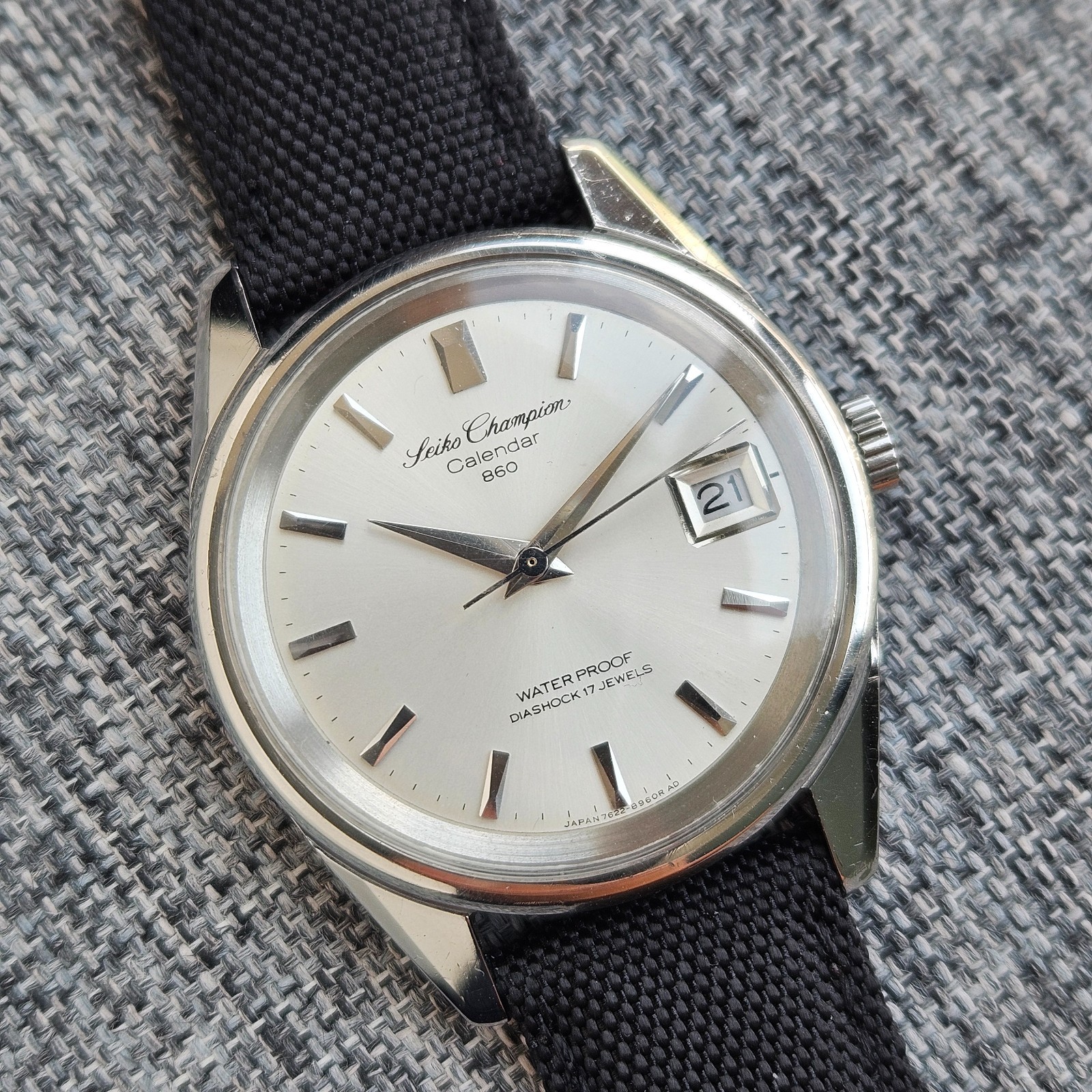 Seiko Champion Calendar 860 7622-8961 Vintage Hand-Winding – 17 Jewels – 1960