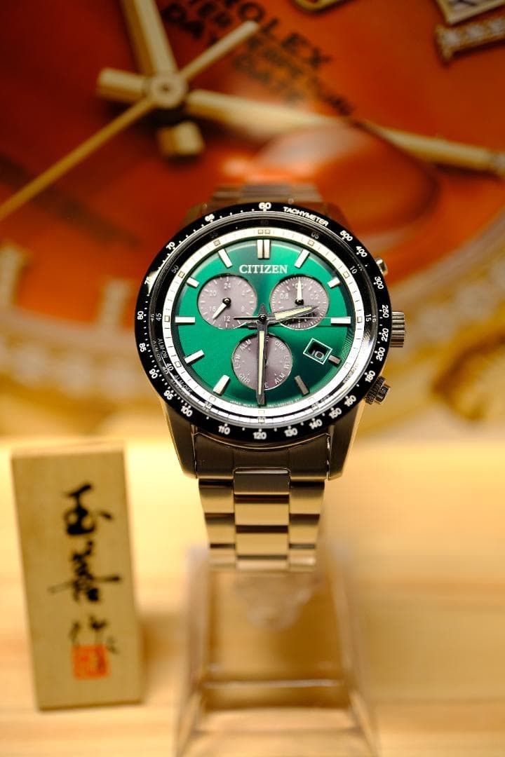 Citizen BL5614-59W Chronograph Watch Solar 39.5mm wrist 1.95cm/0.8in