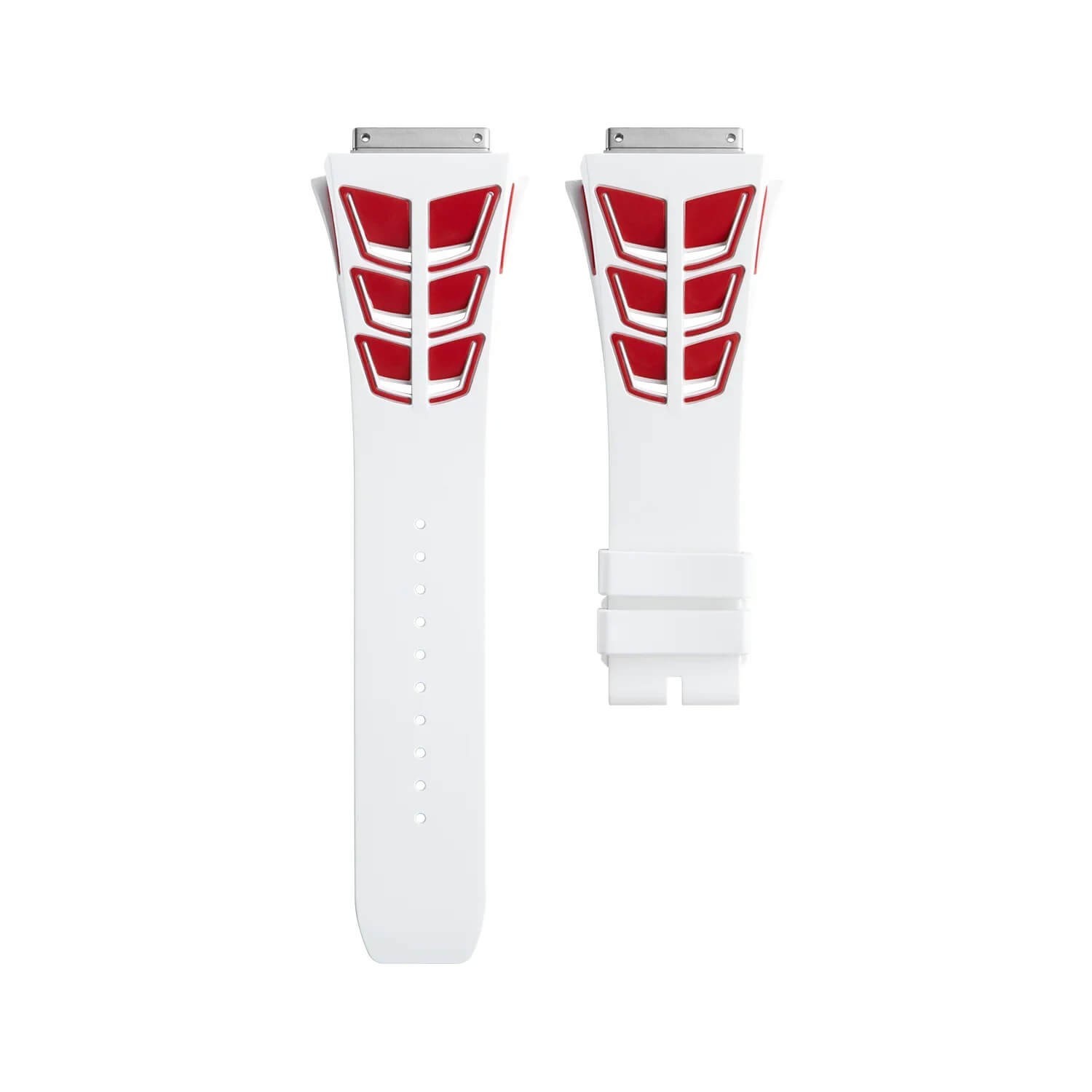Medium Rubber Strap Two Tone Watch Band Fits Richard Mille RM030 RM035 03 RM055