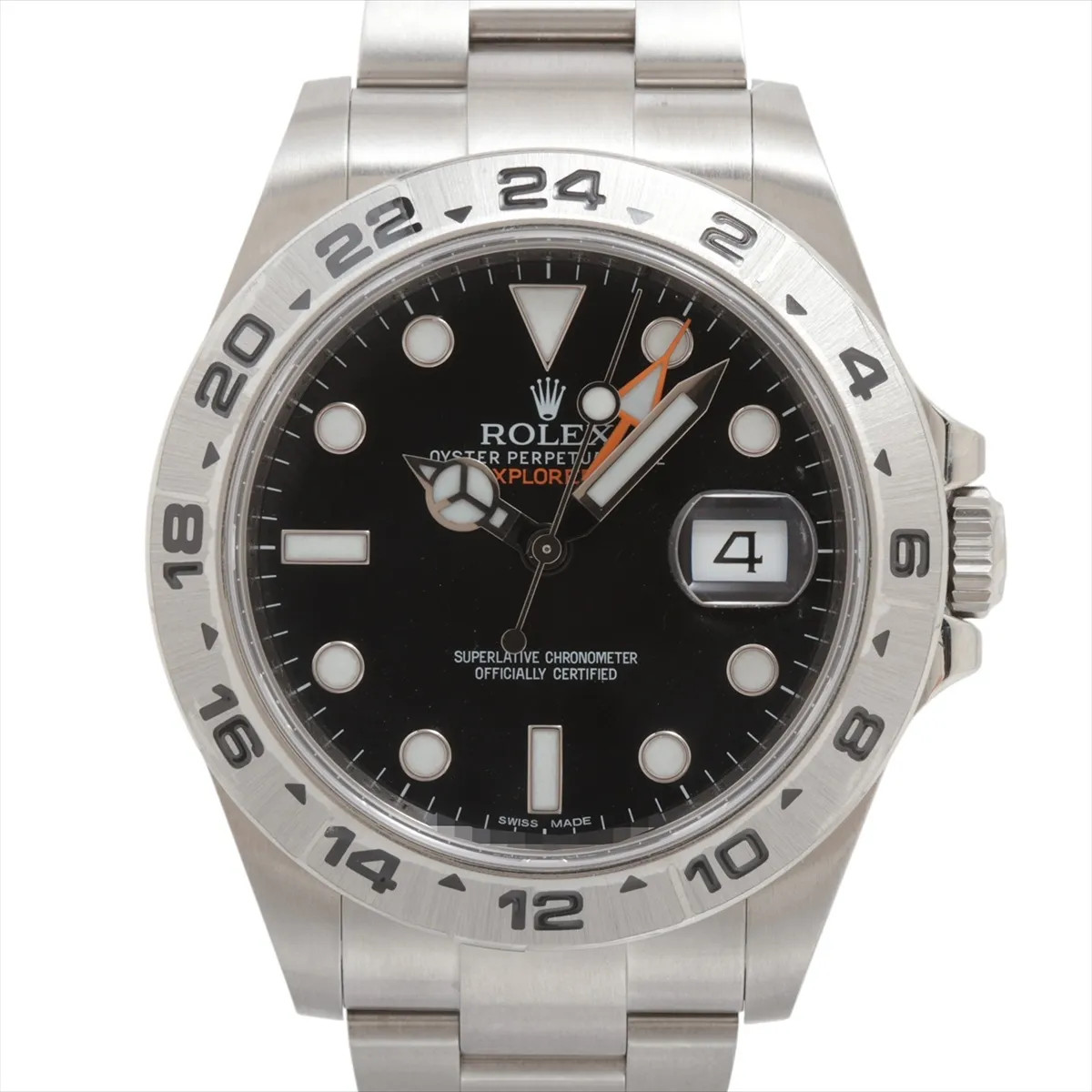 Rolex Explorer II 216570 SS SS AT black dial 1 Extra Link