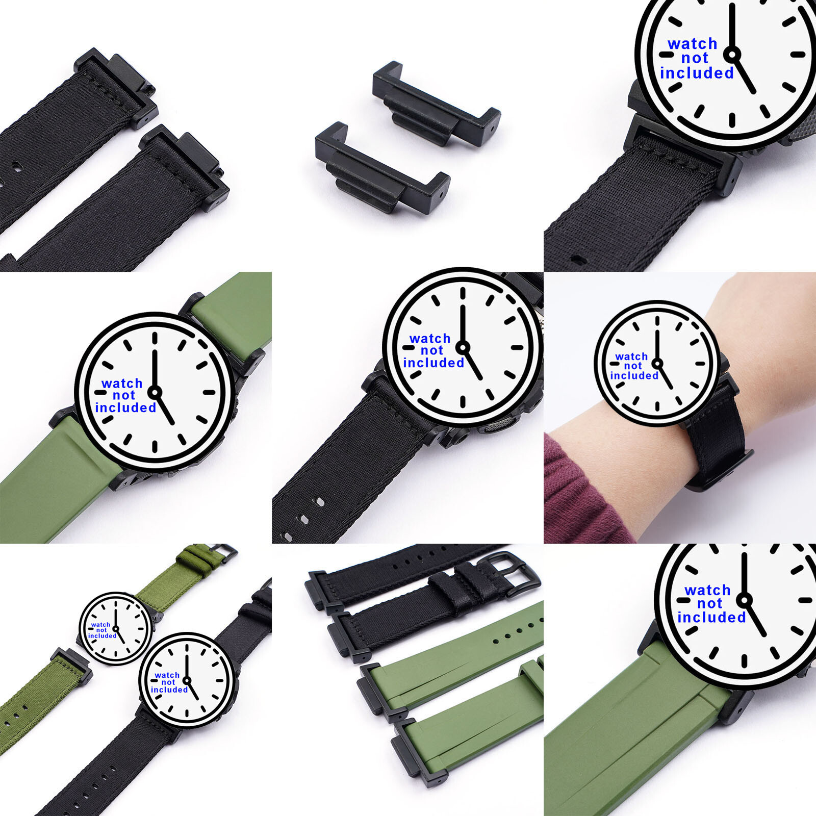 Watch Strap Connectors for GA110 DW6900 DW5000 GD-100 DIY Converter Repair Parts