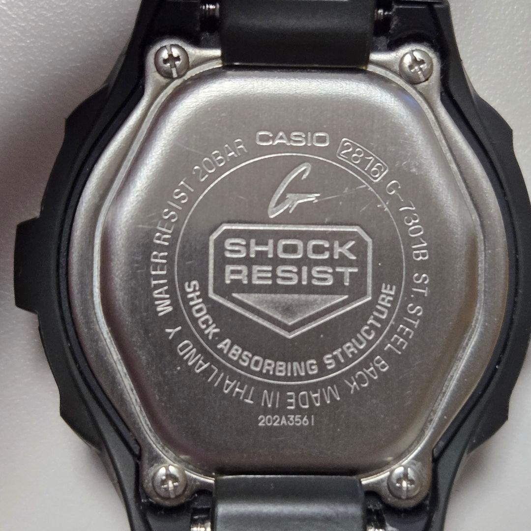 CASIO G-SHOCK G-7301B Black TOUGH SOLAR NEW