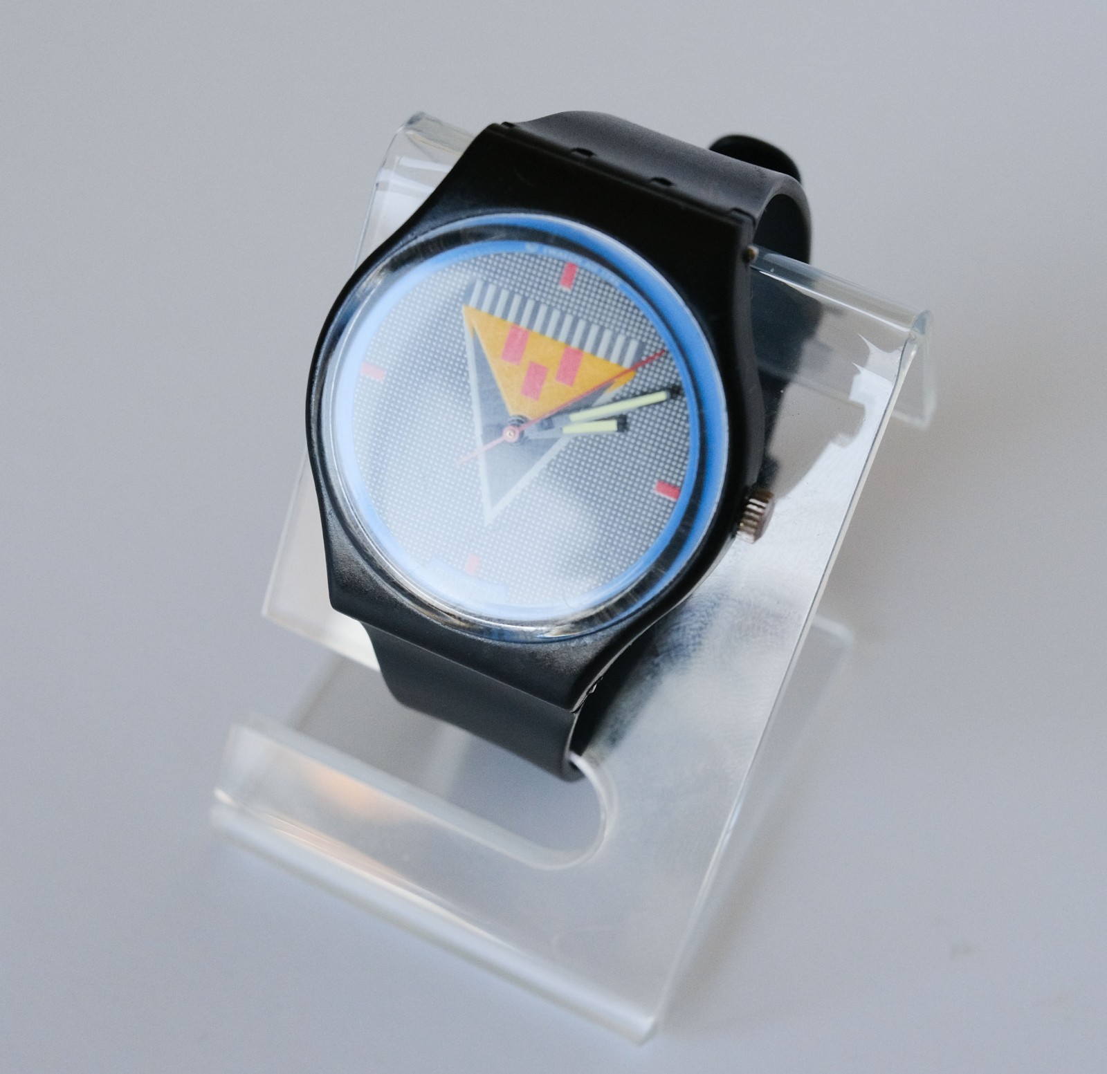 SWATCH Lancelot GB110 Gent Vintage 1986 “Coat of Arms” Working Good Condition