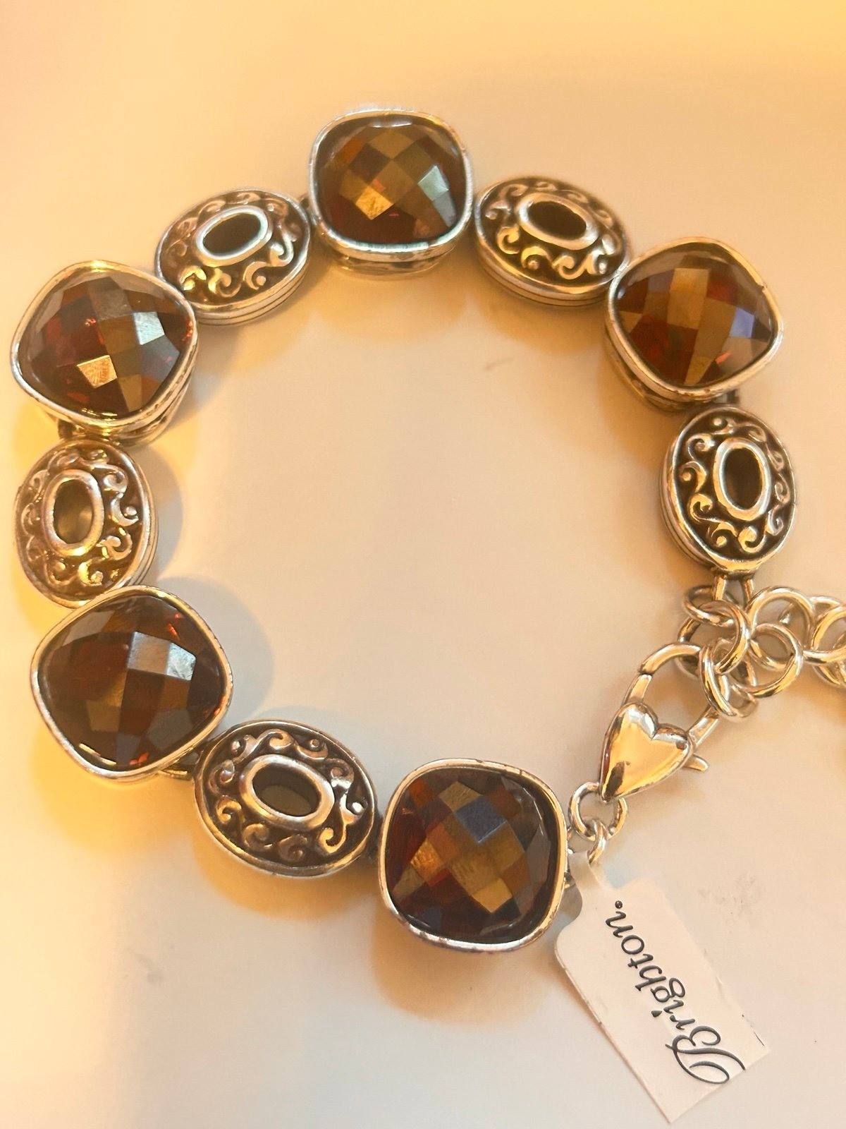 Brighton Venus Rising burgundy red bracelet NWoutlet tag