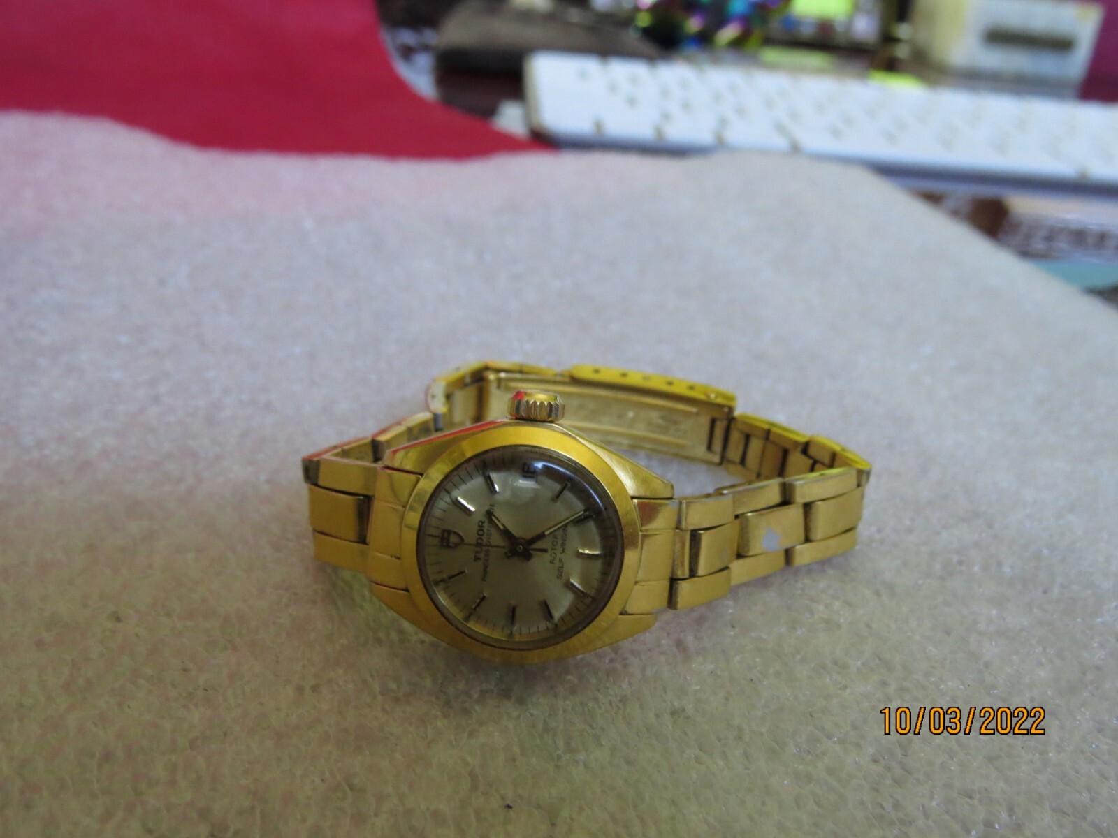 Vintage 1984 Tudor Princess Oyster cal.2671 ref.7604 Gold Plated Ladies Watch