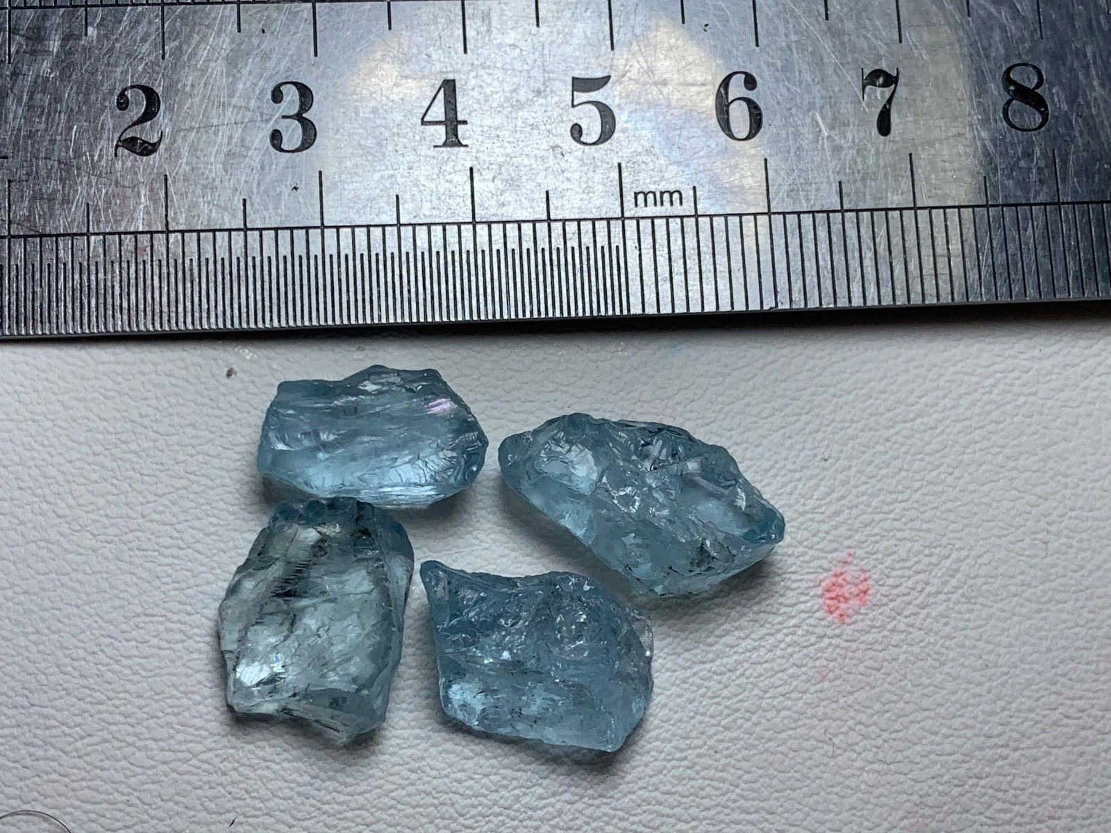 32 Carats Gorgeous Nice Color Aquamarine lot from Mozambique