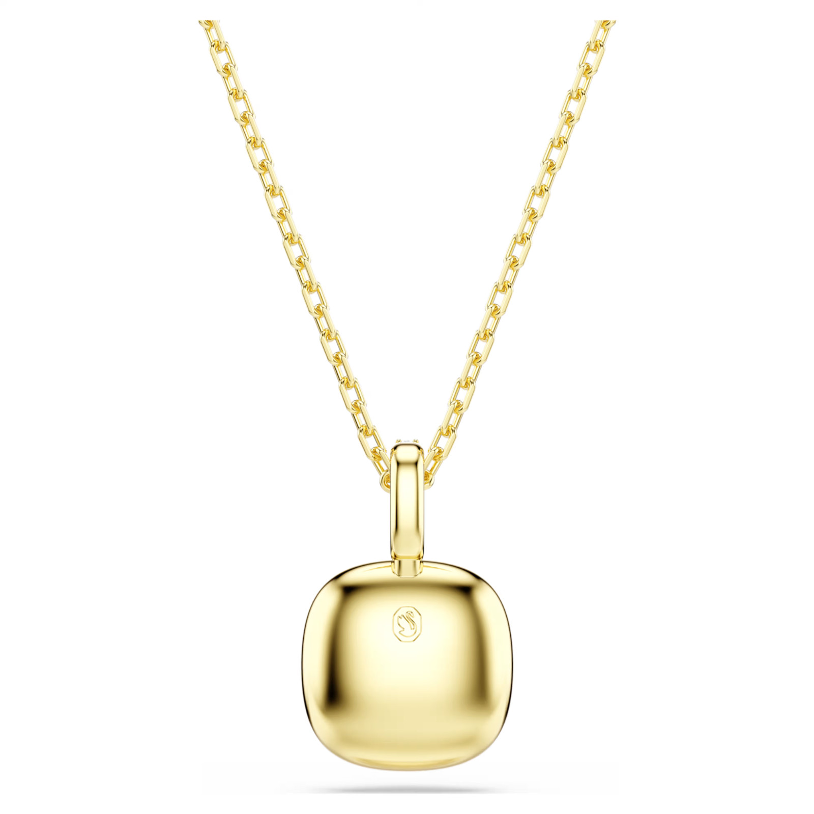 Swarovski Una Angelic pendant Cushion cut, White, 18K gold finish 5764761