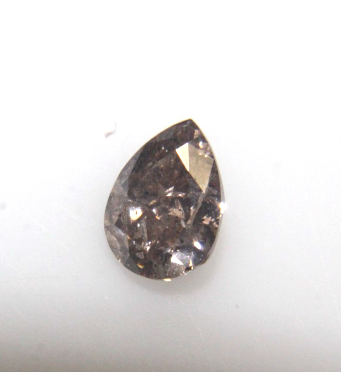 0.50Cts Pear Shape Champagne color Solitaire Diamond 5.97×4.30×2.74MM