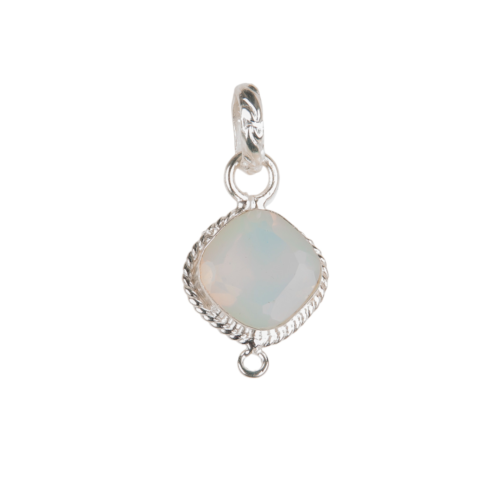 Milky Opal Gemstone 925 Sterling Silver Jewelry Pendent 1.30″ Anniversary Gift