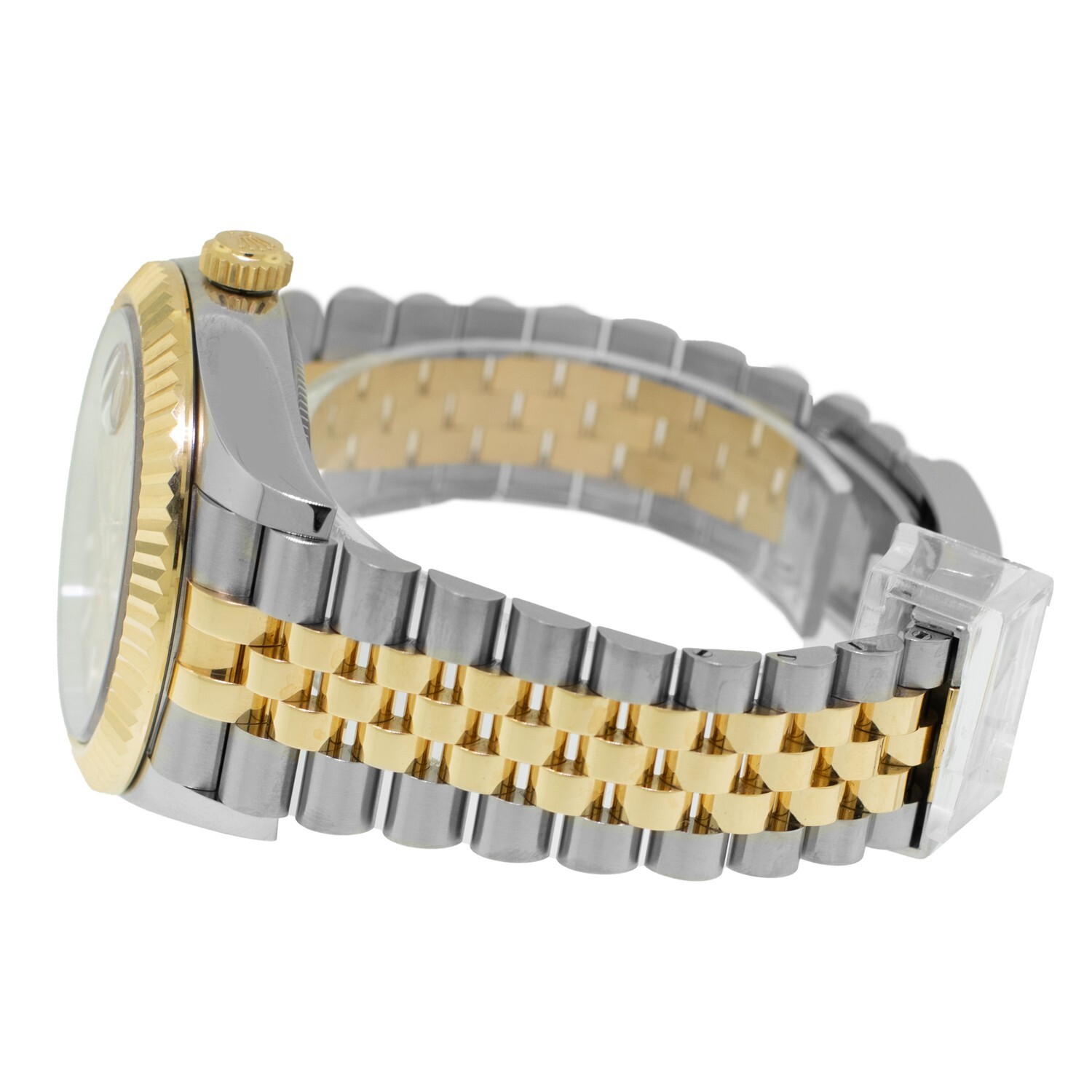 Rolex Sky-Dweller 42mm Yellow Gold & Steel Champagne Dial Fluted Bezel 336933
