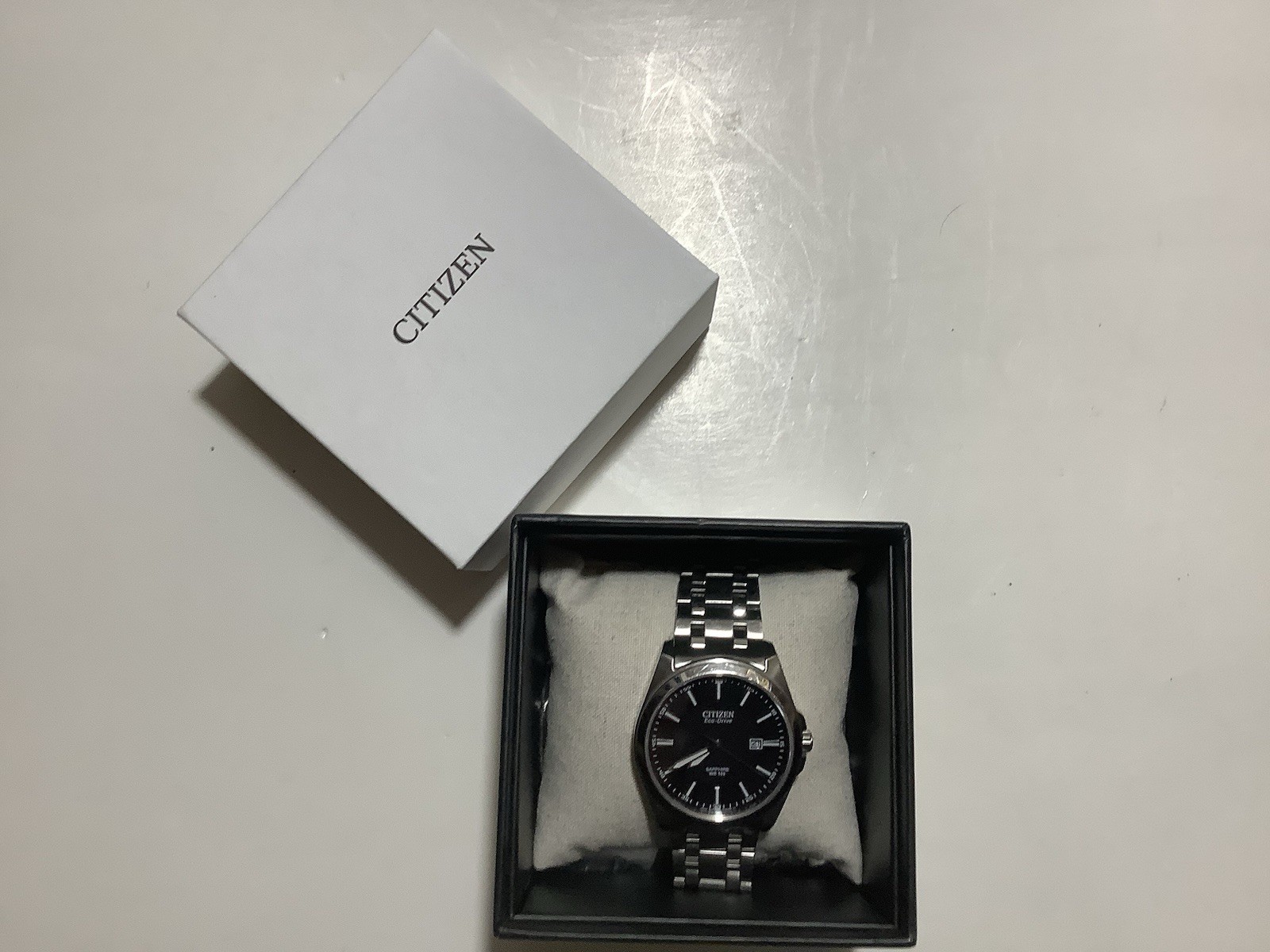CITIZEN Men Eco-Drive Watch Classic Black Dial Waterproof 41mm