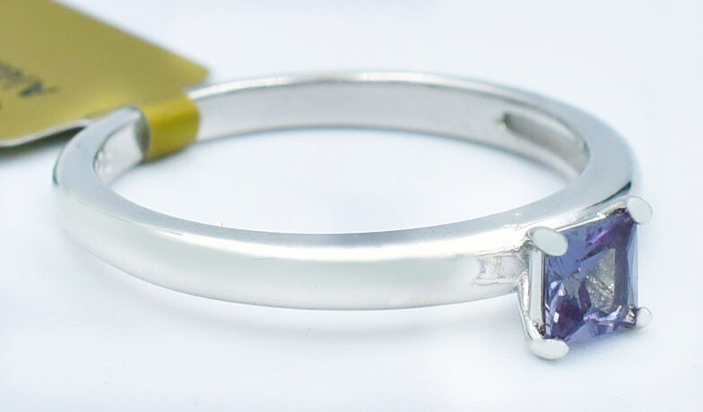AAA ALEXANDRITE 0.45 Cts SOLITAIRE RING .925 Sterling Silver – NEW WITH TAG