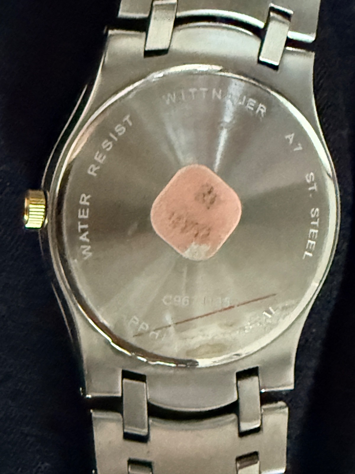 Wittnauer Men’s Montserrat Collection White Face SS Diamond Watch 12D01