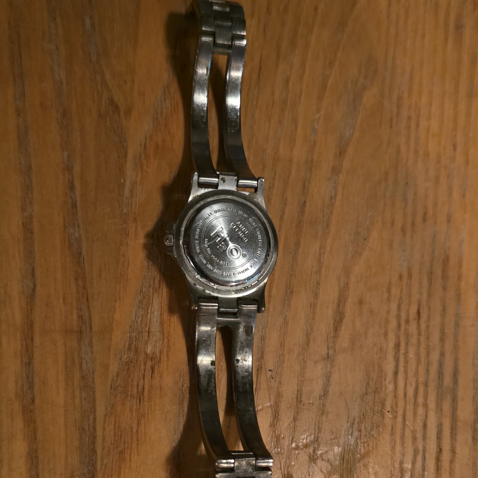 Anne Klein II H2O Women’s Quartz Silver Tone Bracelet Watch White Dial Date