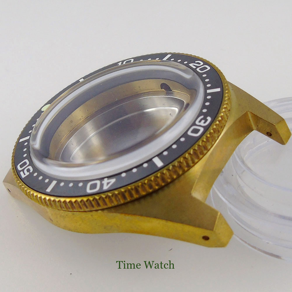 30ATM Diver Watch Case Fit NH35 ETA2824 PT5000 AR Coating Domed Sapphire Glass