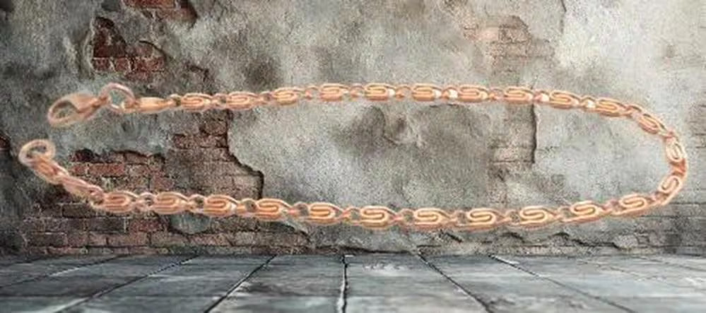 Solid Copper Bracelet CB620G -1/8 of an inch wide – 6 1/2 to 9 inch lengths