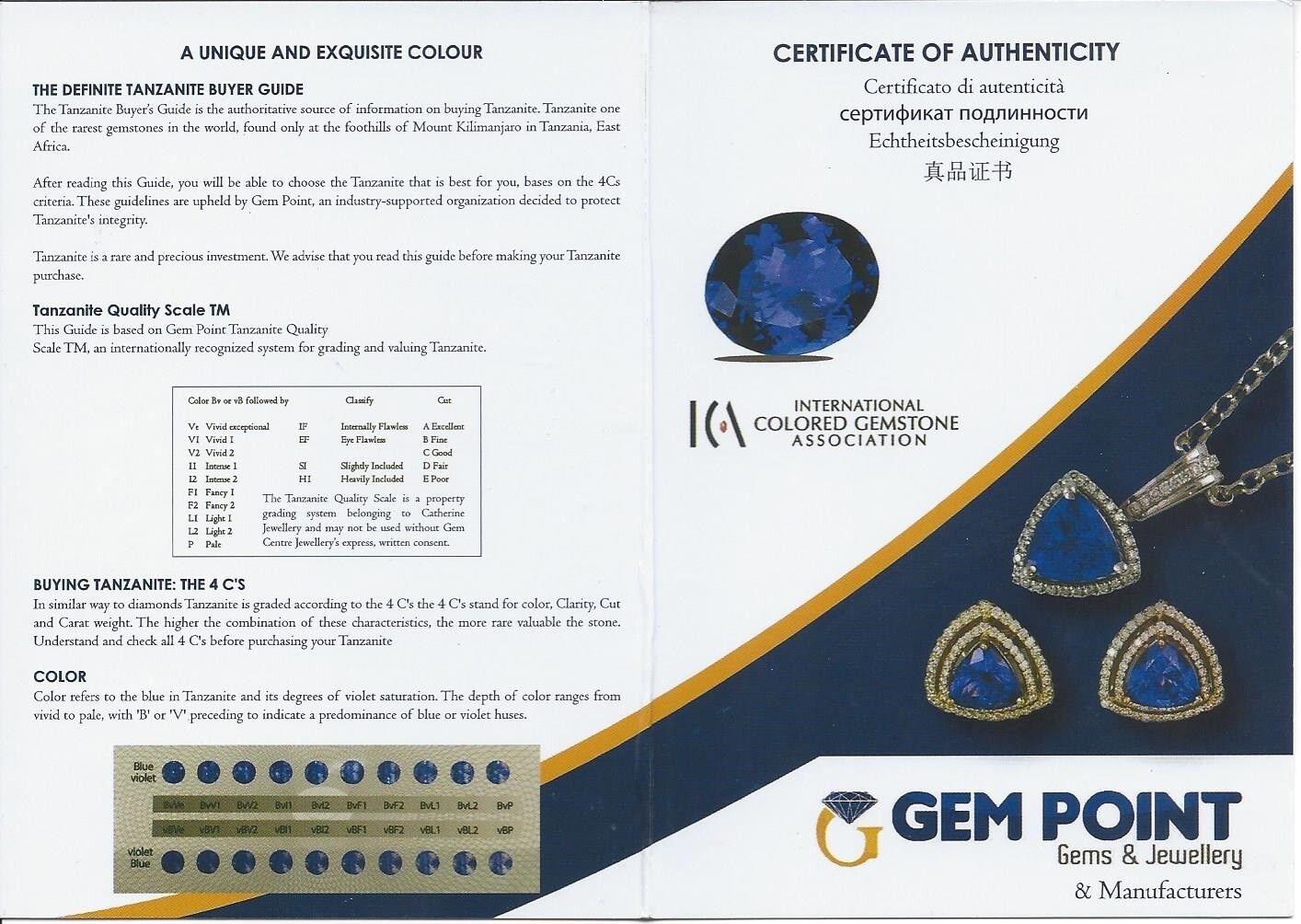 1.98 CTS , PEAR-SHAPED, TEARDROP CUT BLUE TANZANITE 10.25 MM – USA SELLER