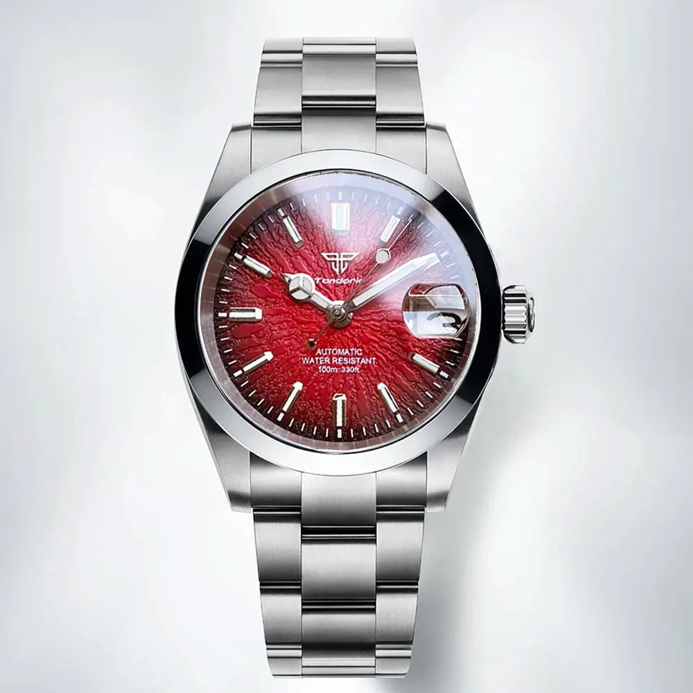 Tandorio 36mm/39mm Japan NH35 Automatic Mechanical Diver Date Men Watch 20ATM