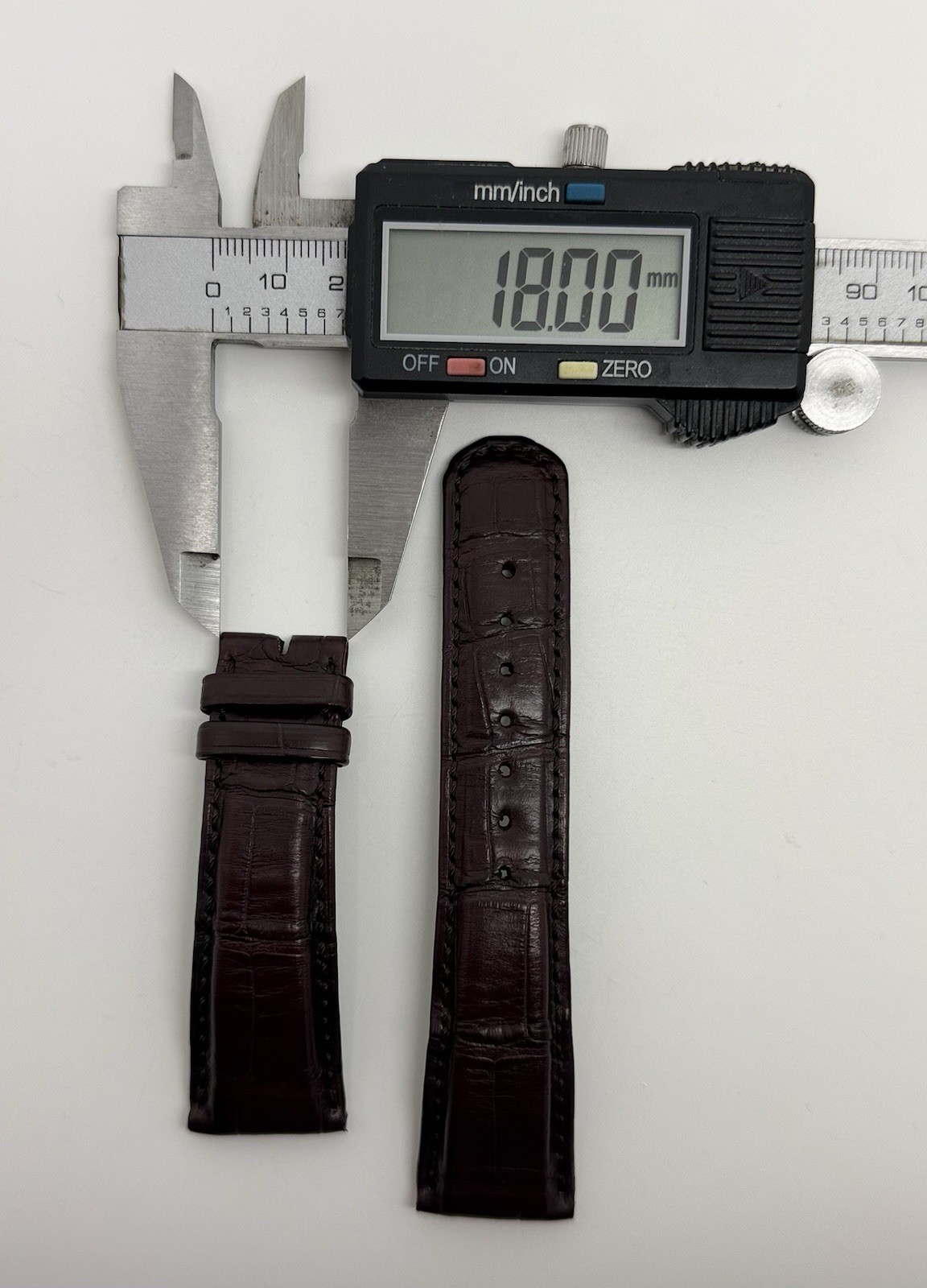 A. Lange & Sohne 22mm x 18mm Brown Alligator Watch Strap Band Authentic OEM