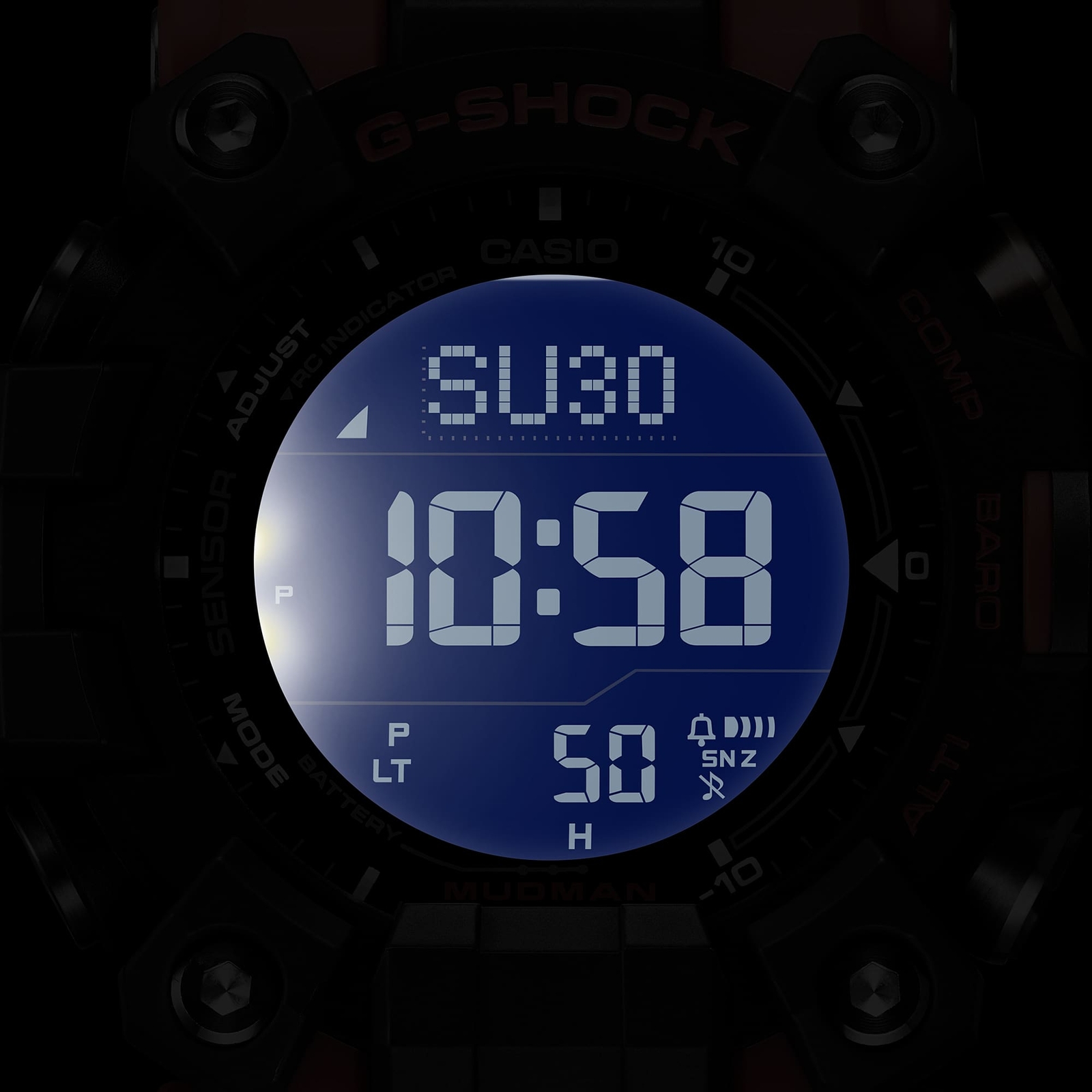 Casio G-Shock GW-9500-1A4 Mudman Master of G Land Orange Solar Power