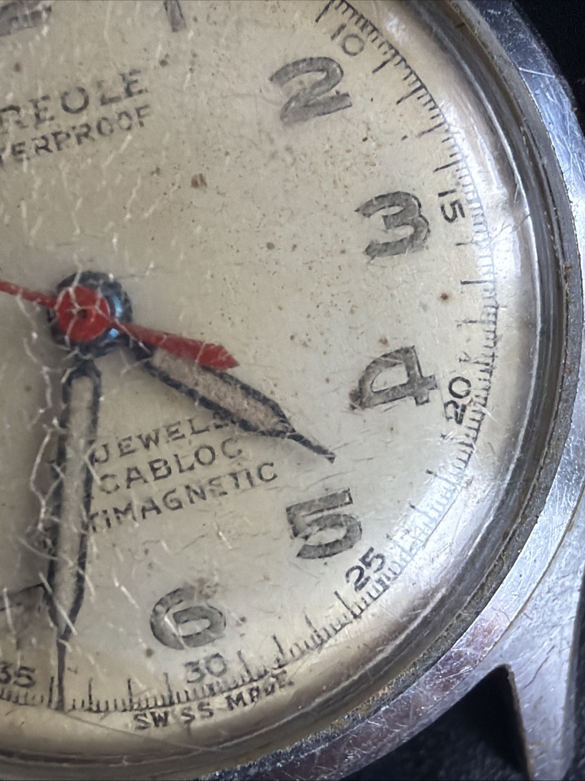 AZ18 VTG Mechanical Wind Aureole Mens 30+mm Watch Repair Sold As Is Conditions**