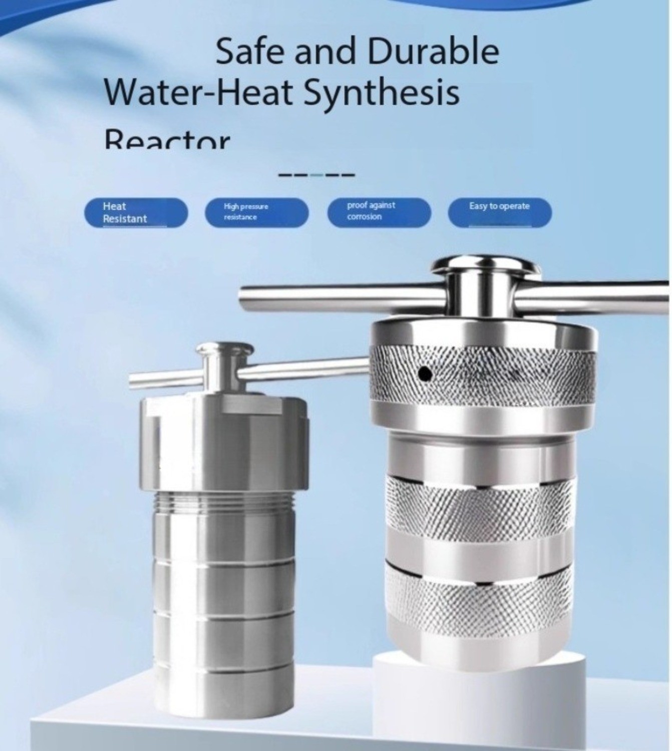 Hydrothermal Synthesis Reactor with PTFE-Lined High-Pressure Digestion Vessel