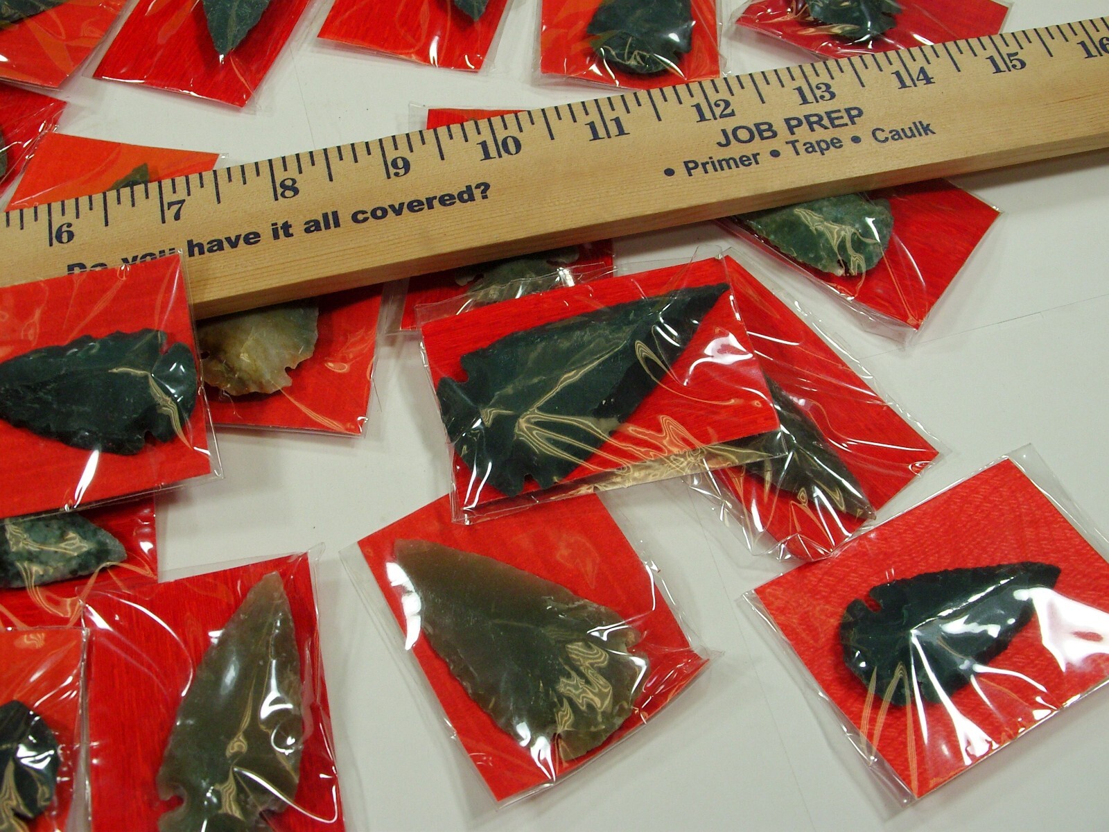 30 Pieces Large 2″ – 2 1/2″ India Handmade Agate Arrowheads Bulk Lot (FC-51) ⭐