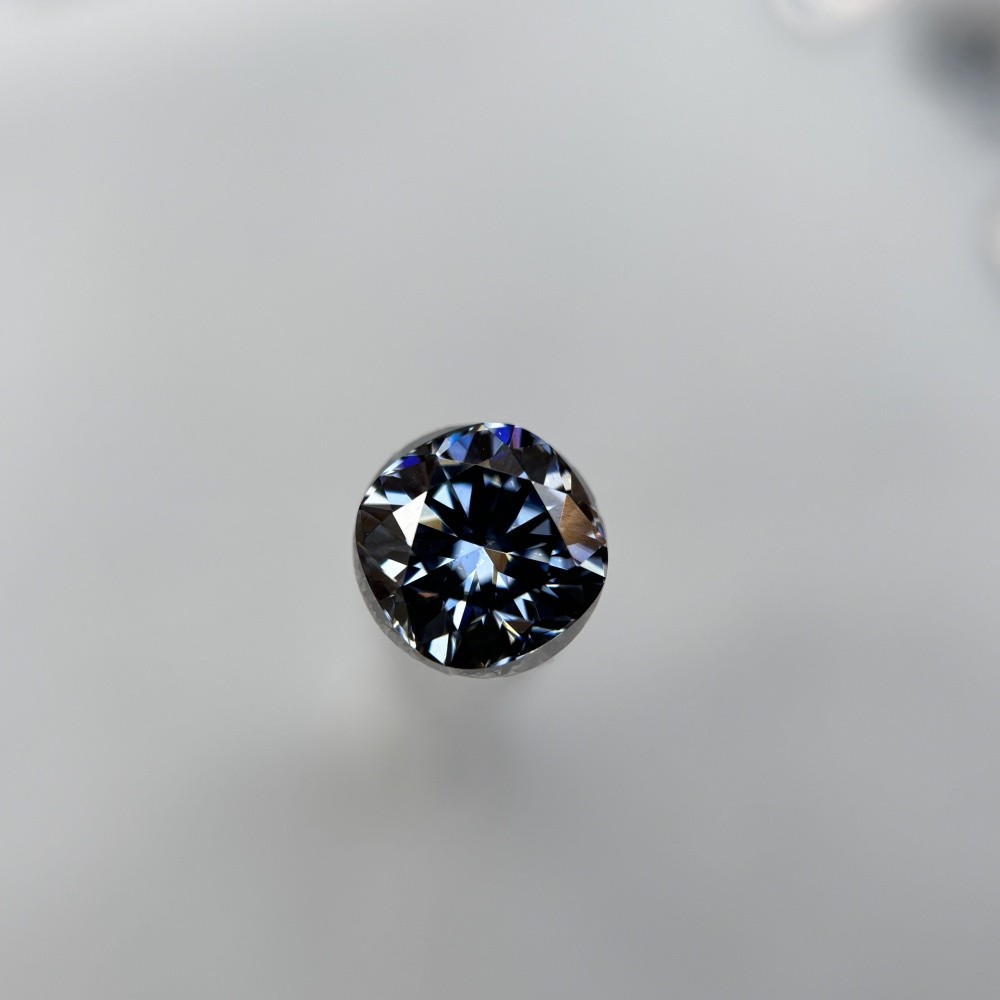 GRA Certificate Cushion Cut Grey Fancy Color Loose Moissanite 1pcs 3x3mm-9x9mm