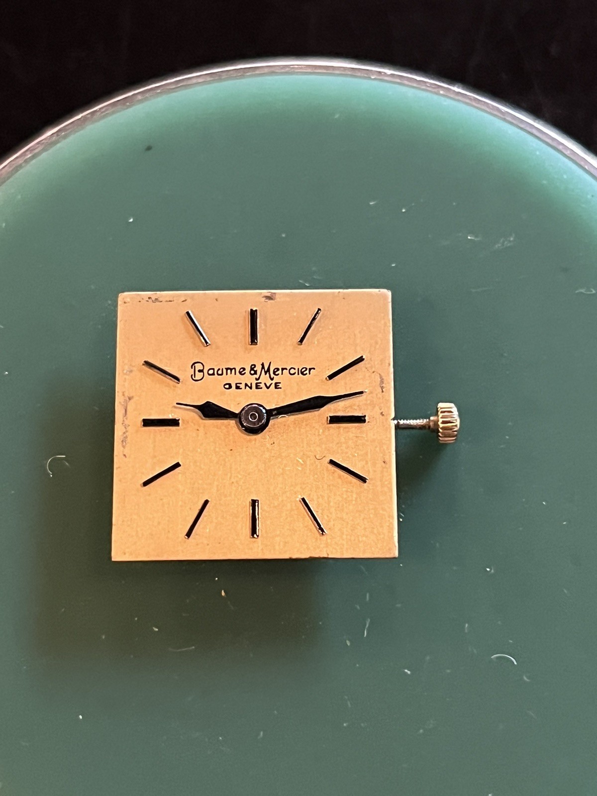 RUNNING Baume Mercier 777 ETA 2512 Gold Tone Ladies Watch Movement