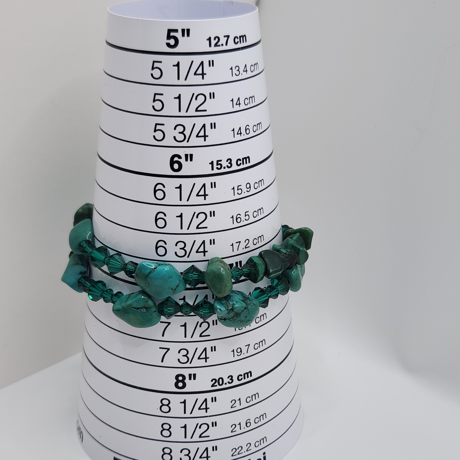 Boho Turquoise Malachite 925 Sterling Silver Bracelet Earrings Set Green Glass