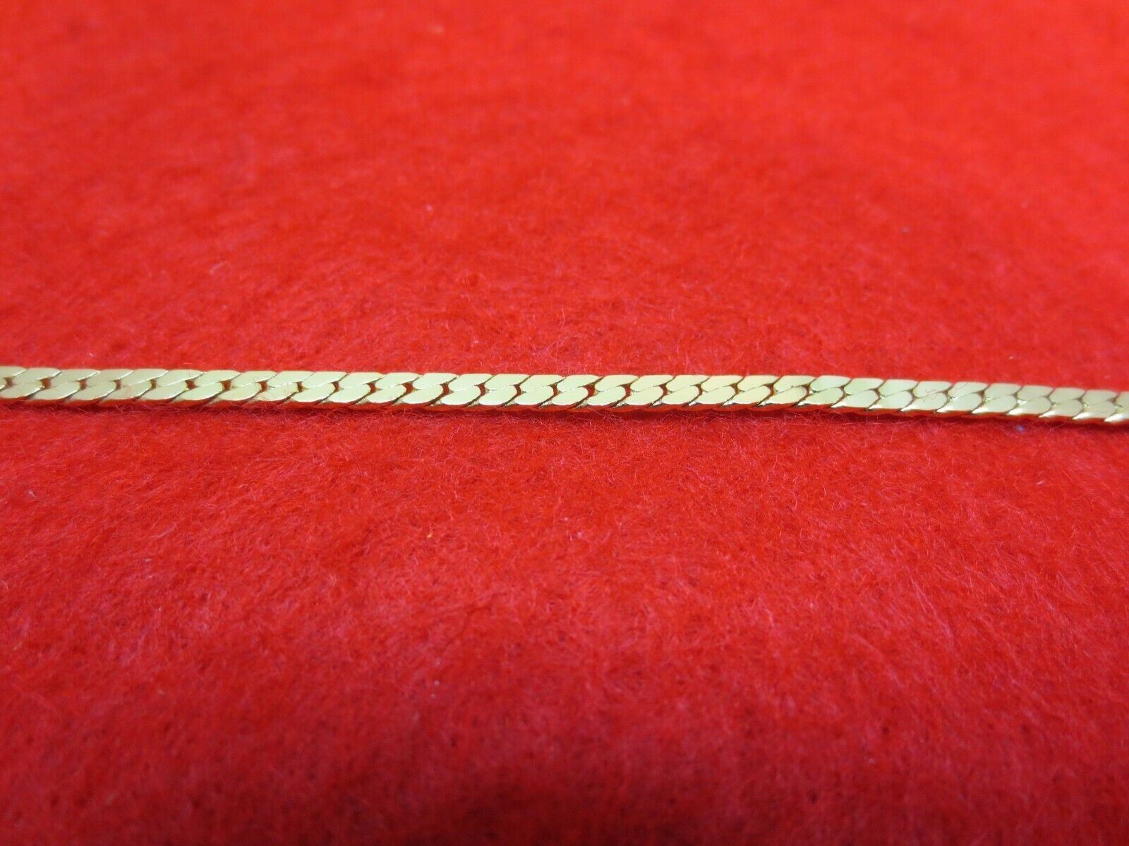 14 KT GOLD PLATED 30 INCH 2.5MM HERRINGBONE CHAIN NECKLACE