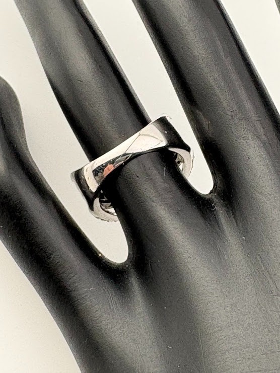 925 STERLING SILVER MULTI ROW SPLIT SHANK 8.7MM CZ RING SIZE 5 ENGAGEMENT 949