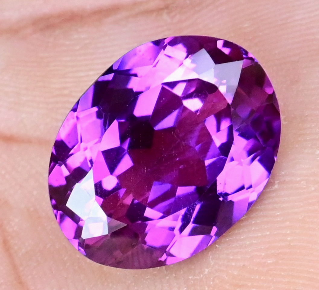 26.30 Ct Natural Flawless Boysenberry Sapphire Oval Certified Loose Gemstone