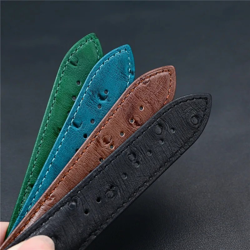 Genuine Cowhide Leather Strap Butterfly Buckle 18-22mm for Tissot 1853 Men Women