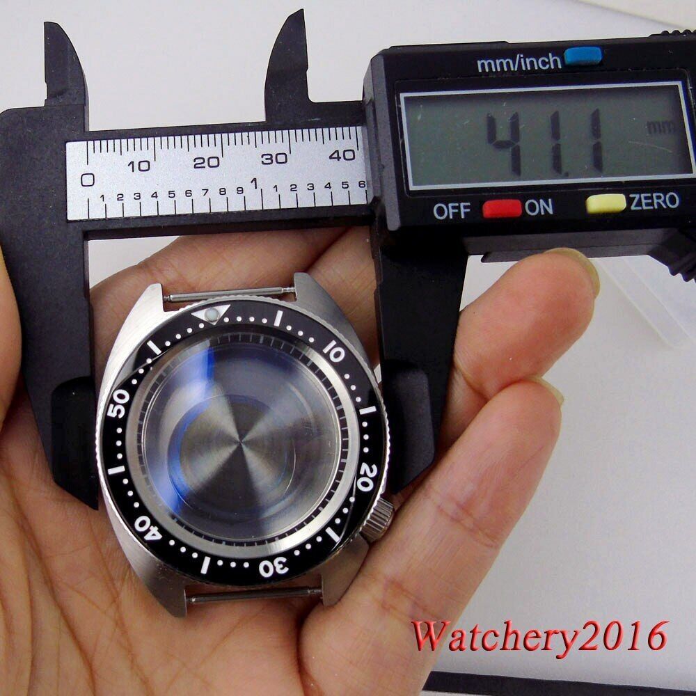 41mm Watch Case Fit for NH35 NH36 PT5000 ETA 2824 ST2130 Domed Sapphire Glass
