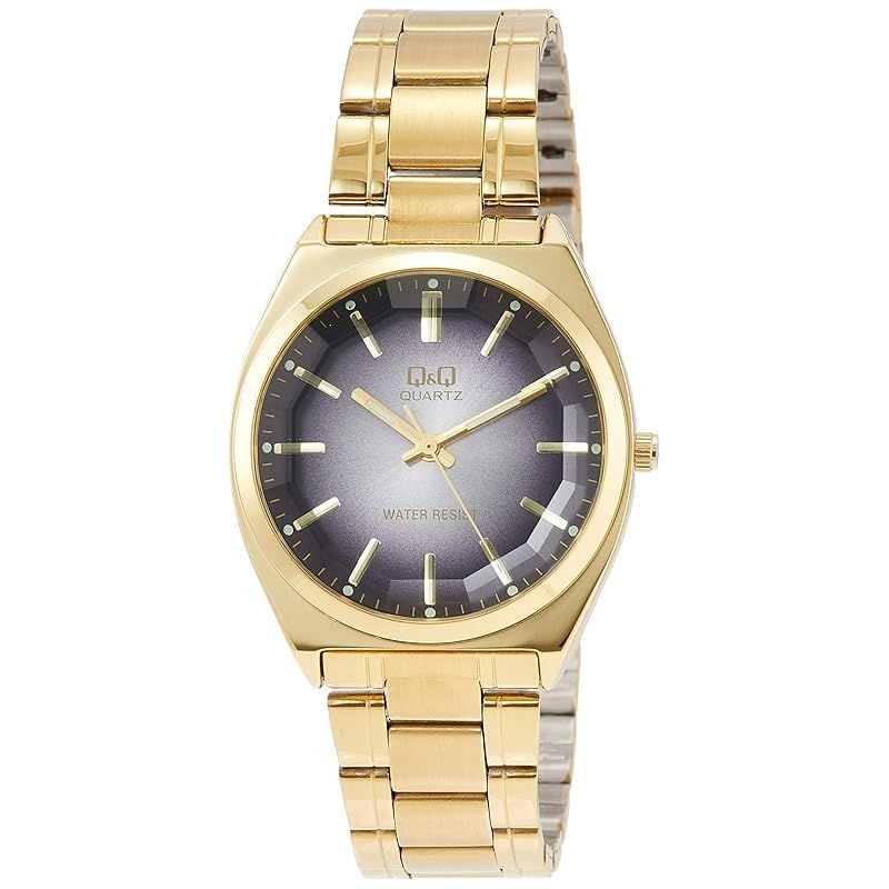 Citizen Q Q Wristwatch Analog Waterproof Metal Band QB78 002 Men’s Black