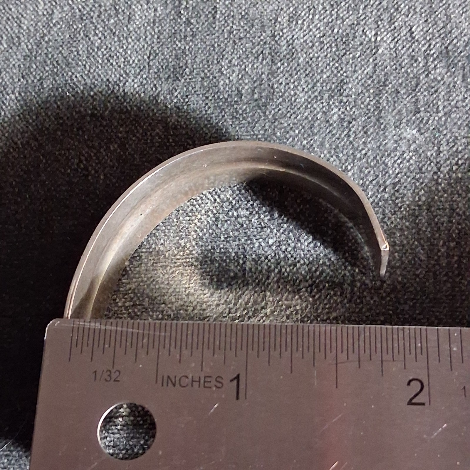 Vintage Artisan-style Cuff Bracelet – Braided Rope & Smooth Band Design