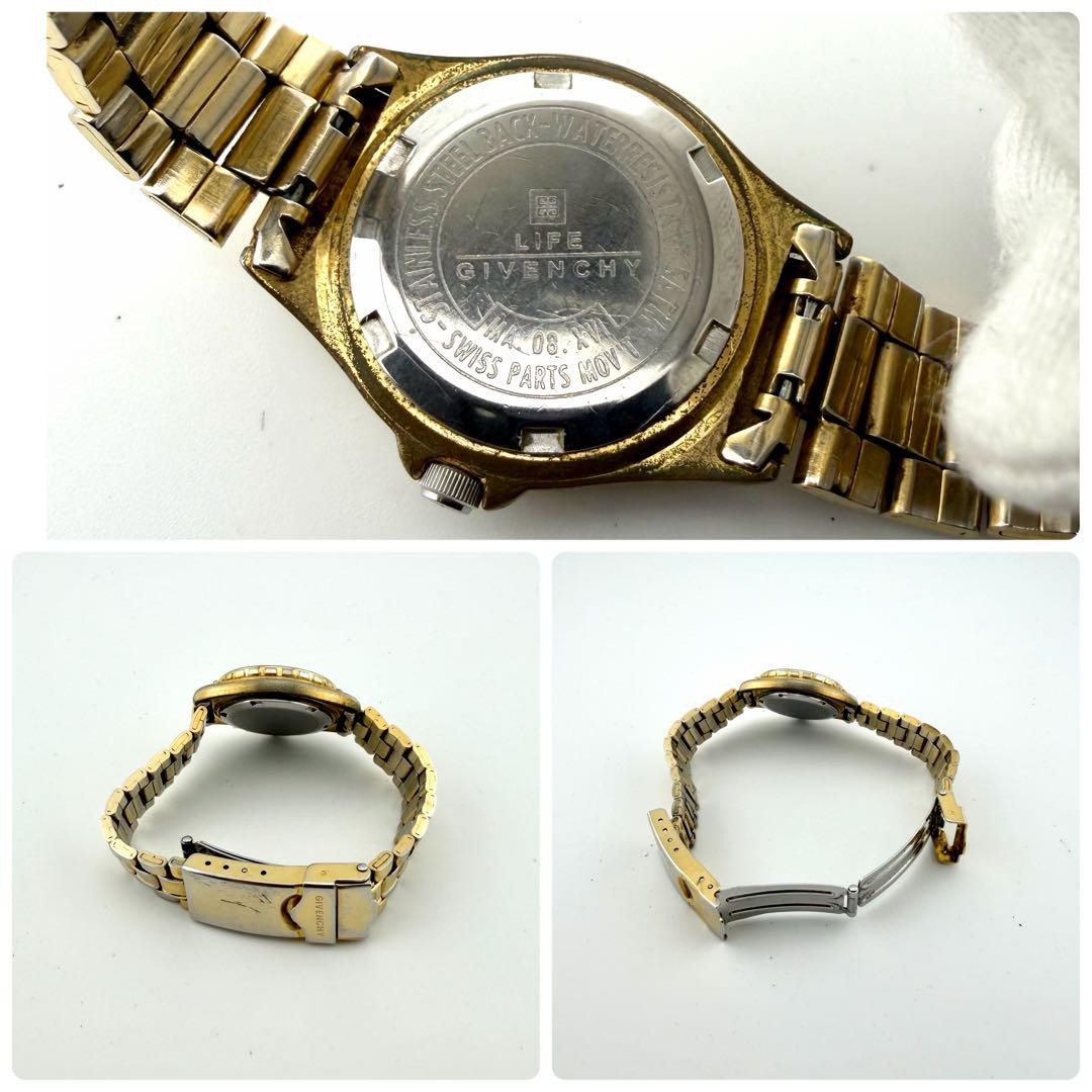 Givenchy MA.08.XVI Dress Watch, Quartz, Gold – Running, wrist 15.0cm/5.9in
