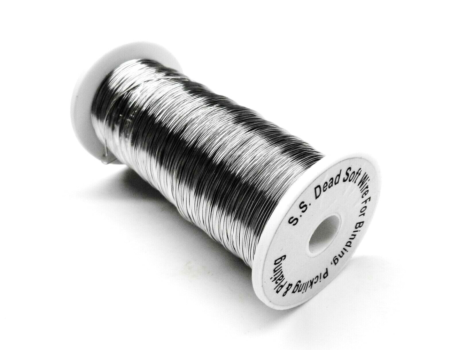 24ga Stainless Steel Wire Dead Soft Binding Wire Soldering 1/2lb Jewelry Making