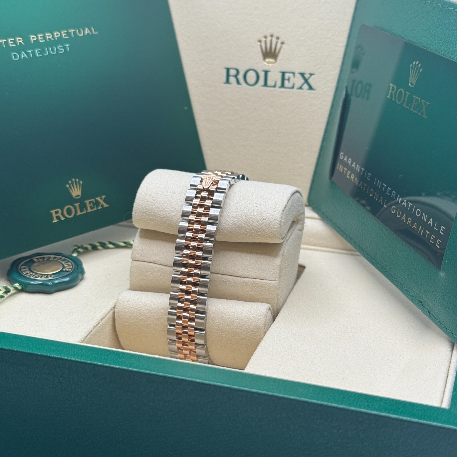 Rolex Lady-Datejust NEW 2025 Olive Green Diamond Dial 279381RBR Jubilee Bracelet