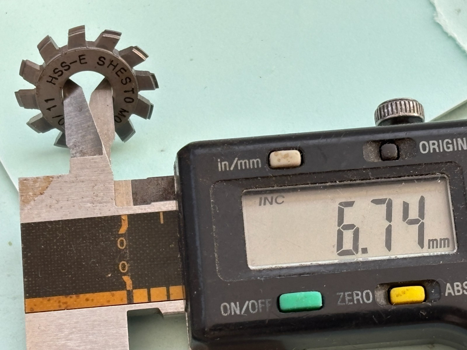 watchmakers lathe gear wheel pinion cutter MO.25-10/11 by SHESTO clock cutter