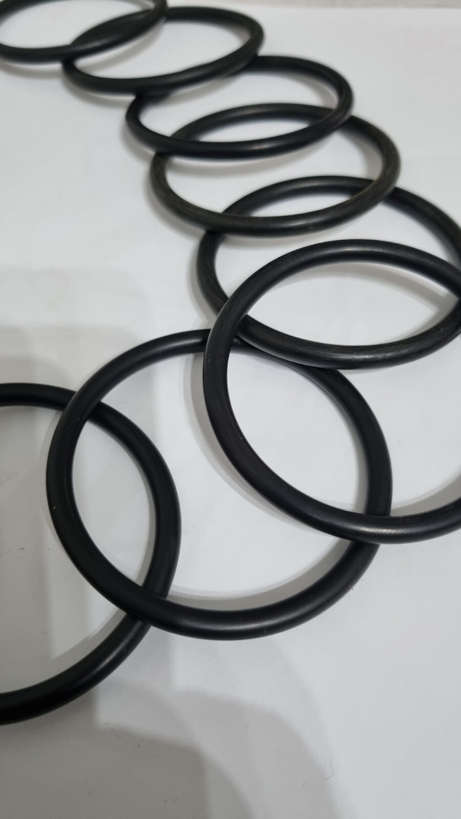 GEL SILICONE Black Rubber Unisex Bracelets 3 Bracelets