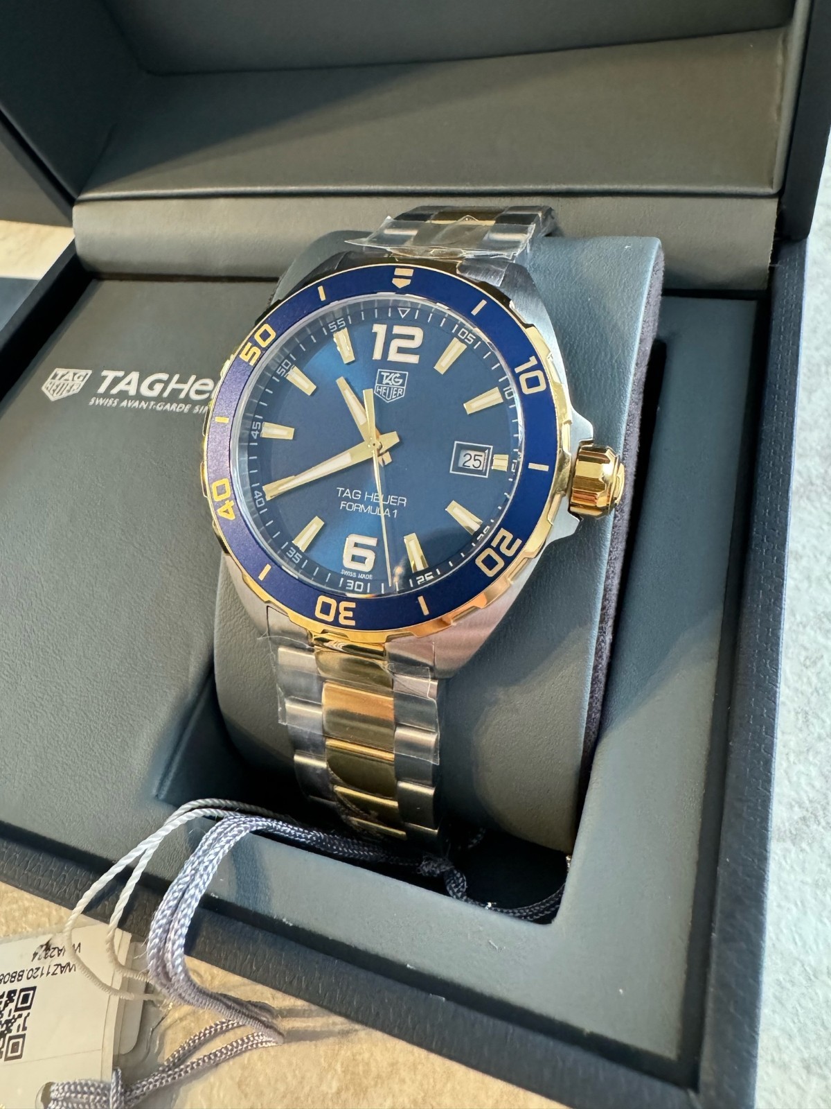 TAG Heuer Formula 1 Quartz Steel Blue Gold Men’s Watch WAZ1120.BB0879