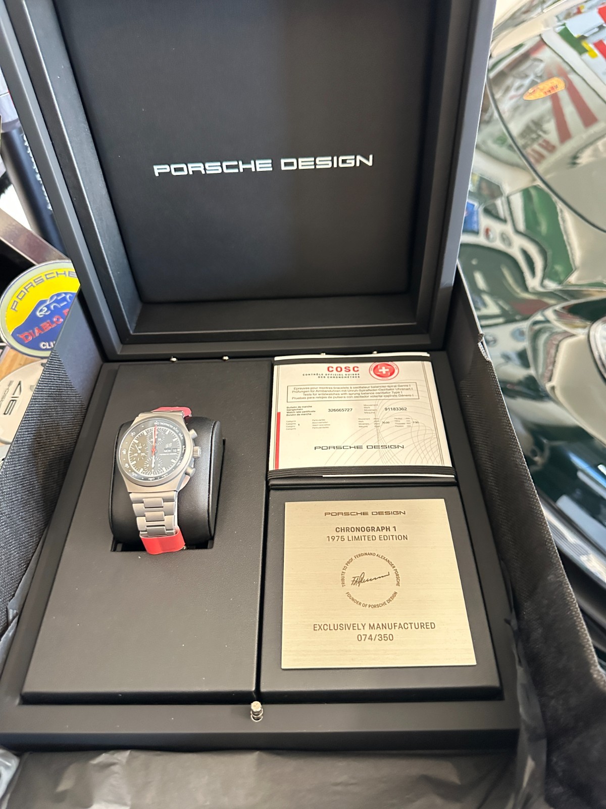 NEW in Box! PORSCHE DESIGN Chronograph 1 1975 Limited Edition (#74/350)