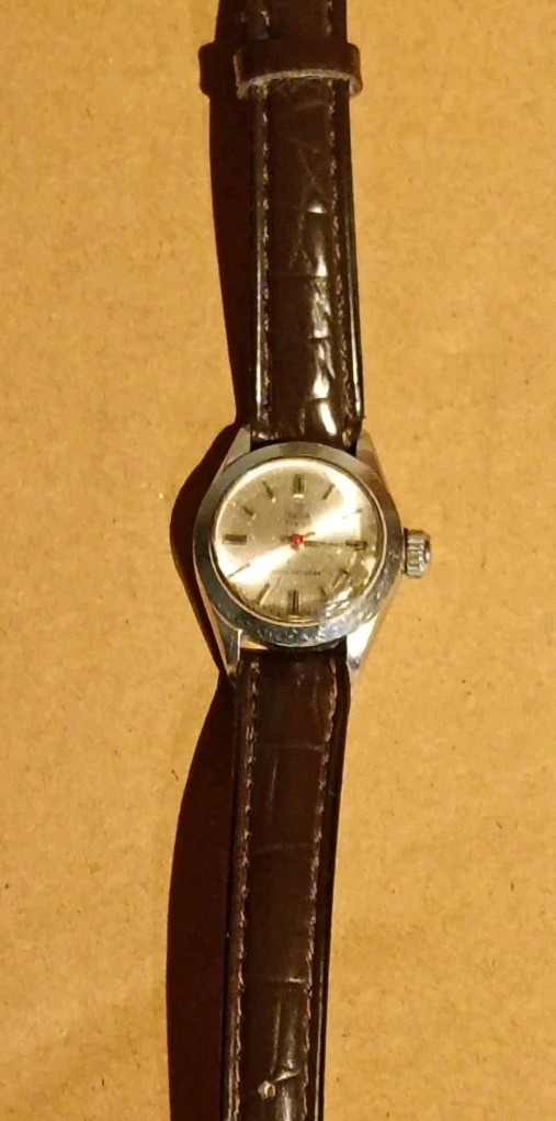 Tudor Princess Watch Red Seconds Arm 1958