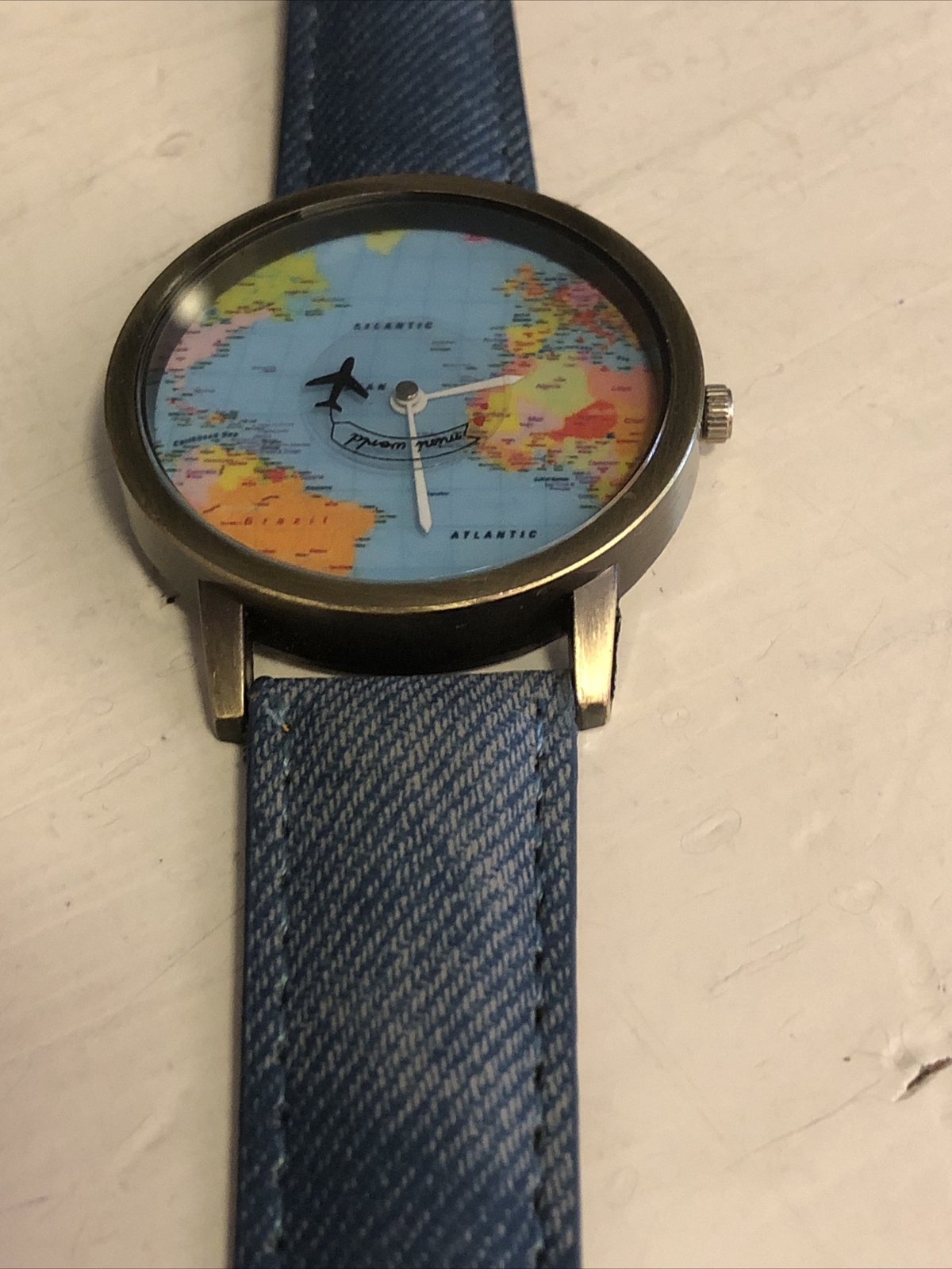 World Map Fashion Watch