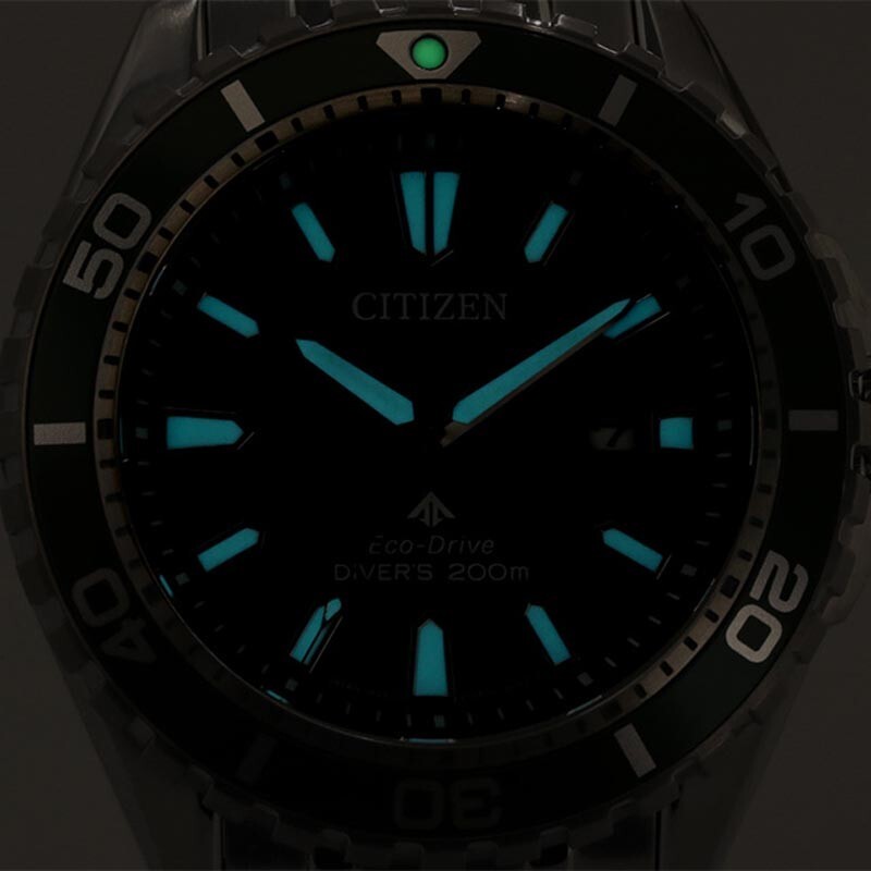 Citizen Promaster MARINE BN0199-53X Green Dial Eco-Drive Diver 200m Men Watch